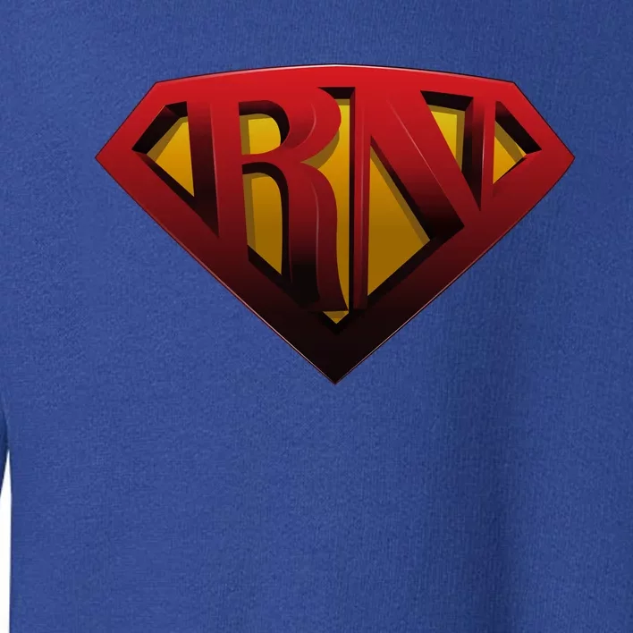 Super Nurse Rn Superhero Registered Nurse Hero Gift Toddler Sweatshirt