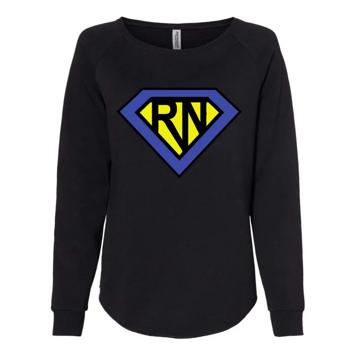 Super Nurse Rn Superhero Registered Nurse Hero Gift Womens California Wash Sweatshirt