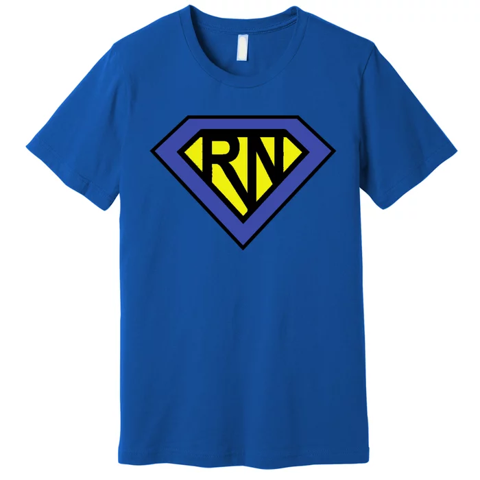 Super Nurse Rn Superhero Registered Nurse Hero Gift Premium T-Shirt