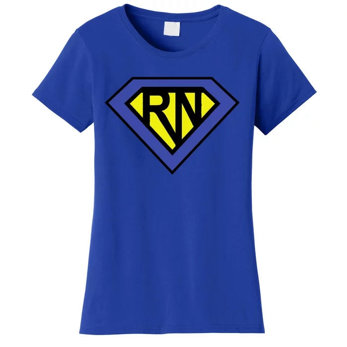 Super Nurse Rn Superhero Registered Nurse Hero Gift Women's T-Shirt