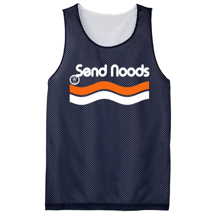 Sen Noods Retro Wave Logo Mesh Reversible Basketball Jersey Tank