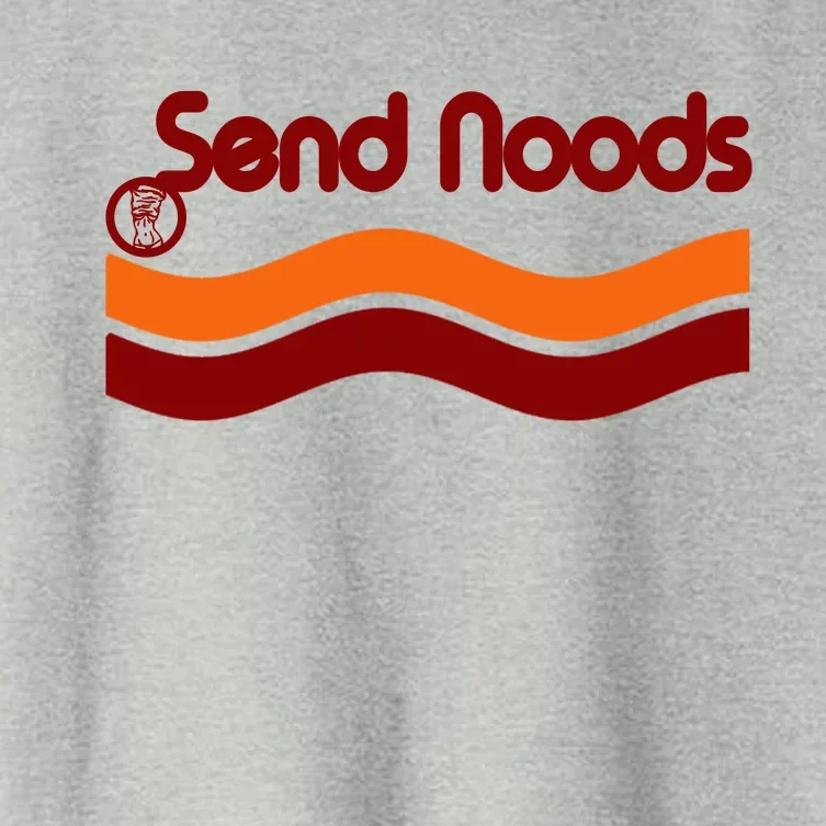 Sen Noods Retro Wave Logo Women's Crop Top Tee