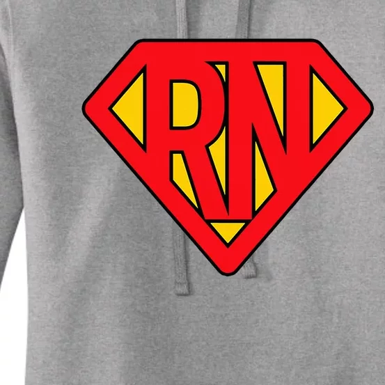 Super Nurse Rn Superhero Registered Women's Pullover Hoodie