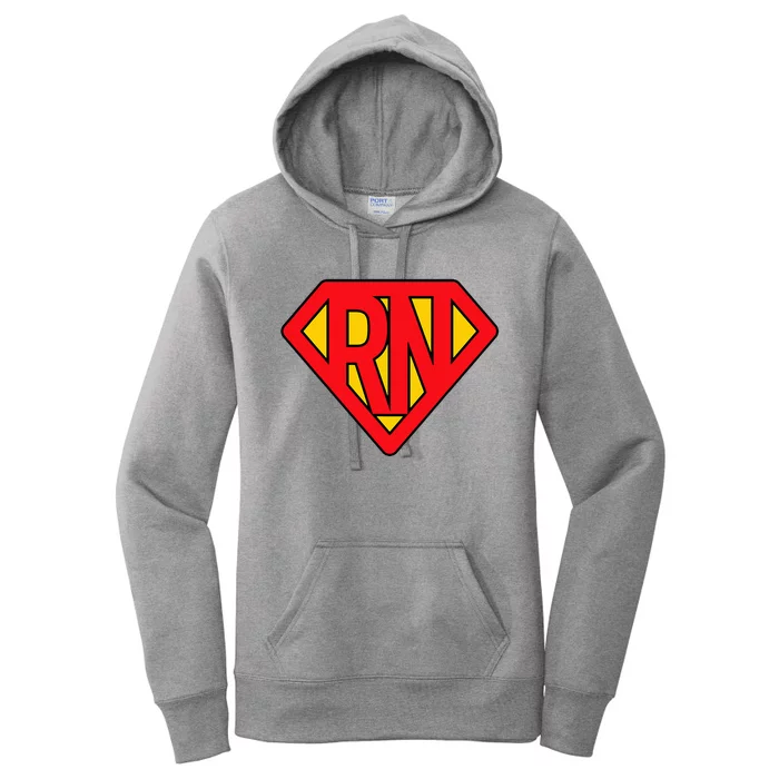 Super Nurse Rn Superhero Registered Women's Pullover Hoodie