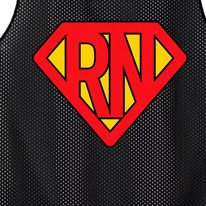 Super Nurse RN Superhero Registered Nurse Hero Mesh Reversible Basketball Jersey Tank