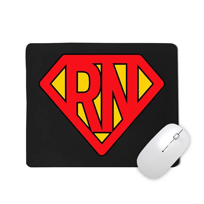 Super Nurse RN Superhero Registered Nurse Hero Mousepad