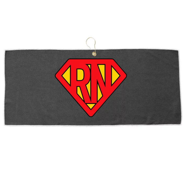 Super Nurse RN Superhero Registered Nurse Hero Large Microfiber Waffle Golf Towel