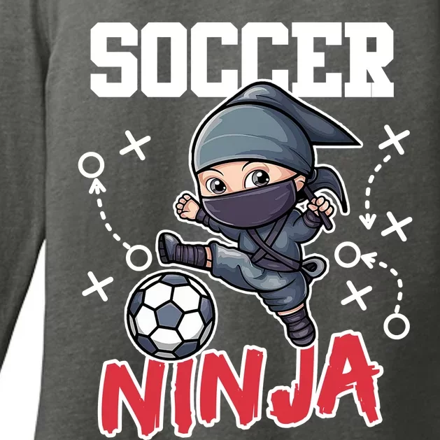 Soccer Ninja Womens CVC Long Sleeve Shirt