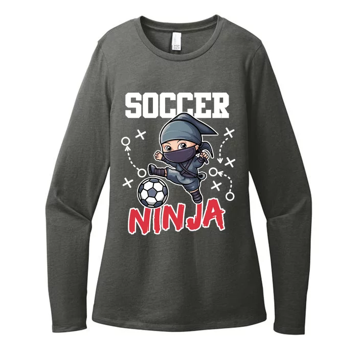 Soccer Ninja Womens CVC Long Sleeve Shirt