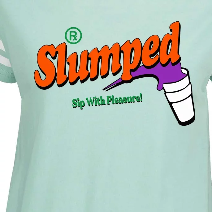 Slumpedboyz Newport Slumped Sip With Pleasure Enza Ladies Jersey Football T-Shirt