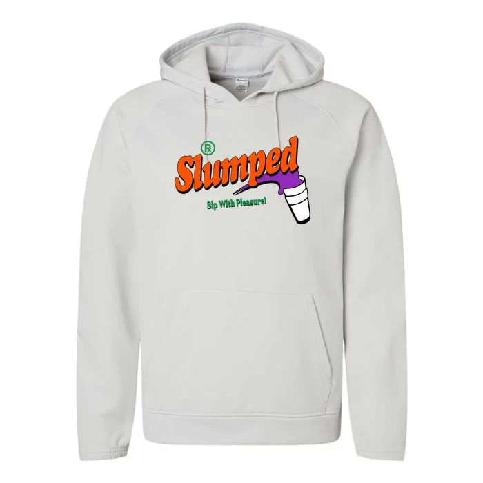 Slumpedboyz Newport Slumped Sip With Pleasure Performance Fleece Hoodie