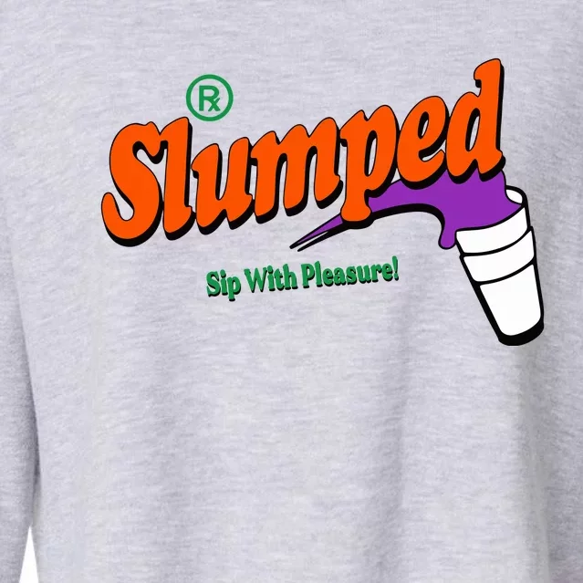 Slumpedboyz Newport Slumped Sip With Pleasure Cropped Pullover Crew