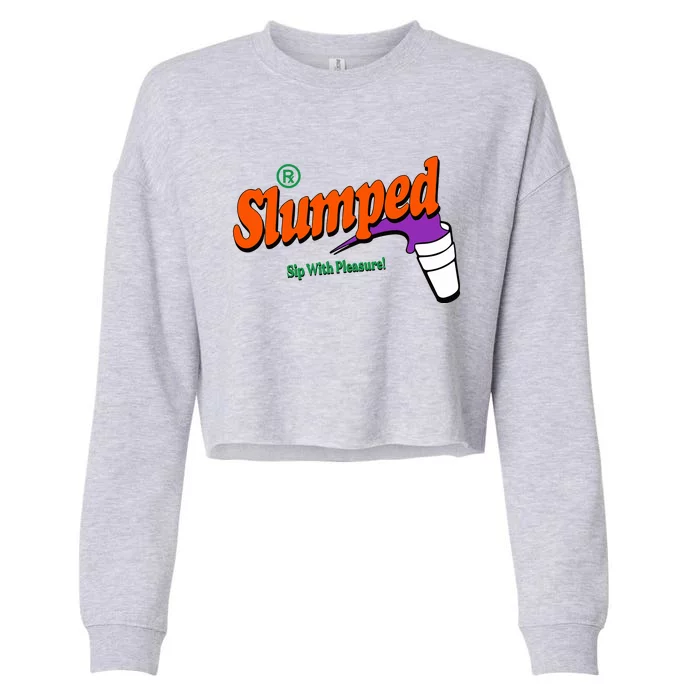 Slumpedboyz Newport Slumped Sip With Pleasure Cropped Pullover Crew