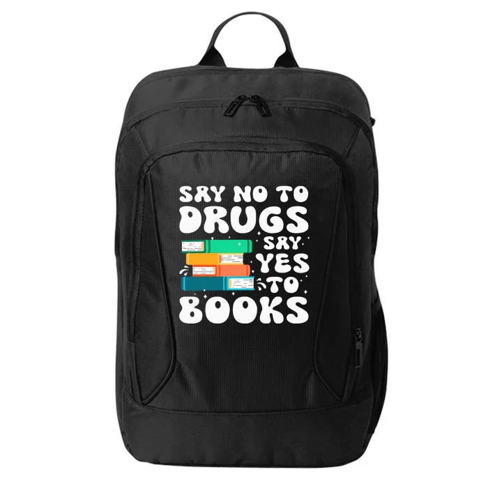 Say No Say Yes To Books Red Ribbon Week Awareness Reading City Backpack