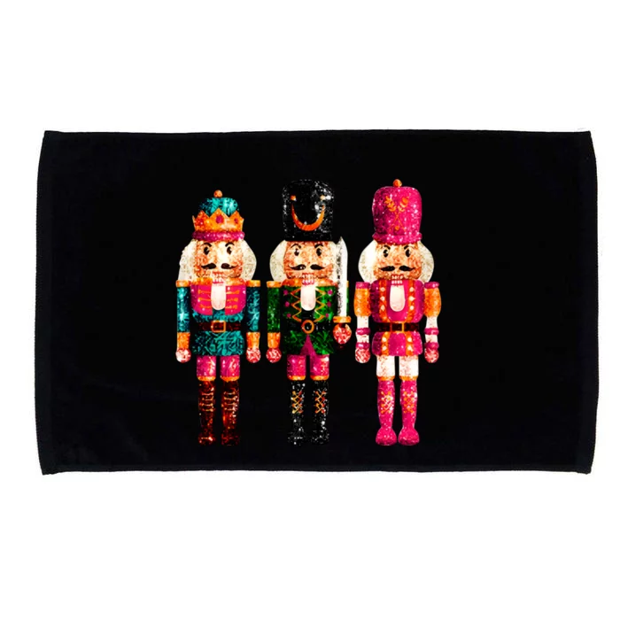 Sequin Nutcracker Microfiber Hand Towel