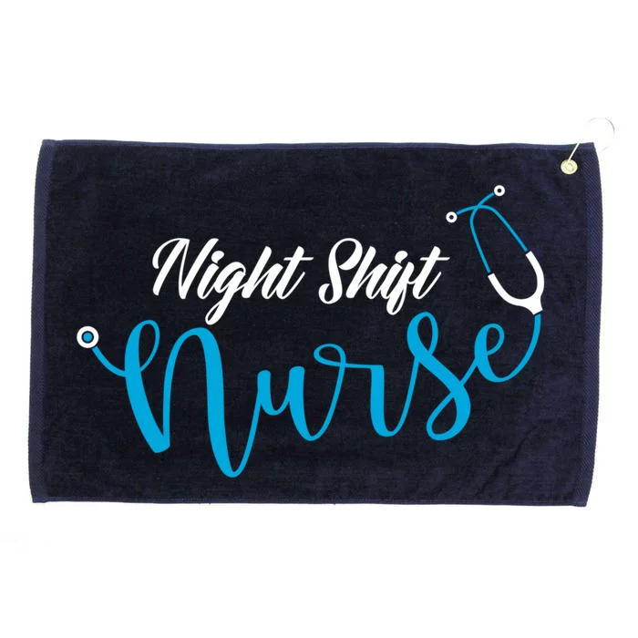 Stethoscope Night Shift Nurse Gift Grommeted Golf Towel