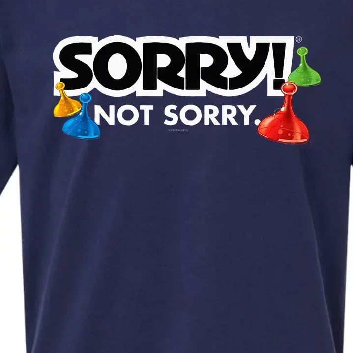 Sorry Not Sorry Logo Sueded Cloud Jersey T-Shirt