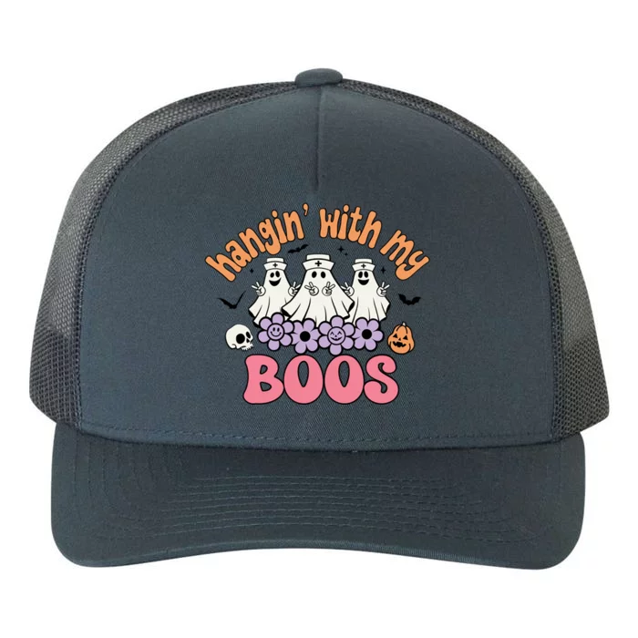 Spooktacular Nurse Squad Hanging With My Boos Halloween Gift Yupoong Adult 5-Panel Trucker Hat