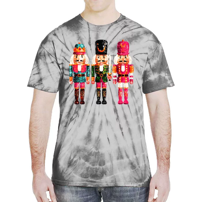 Sequin Nutcracker Tie-Dye T-Shirt