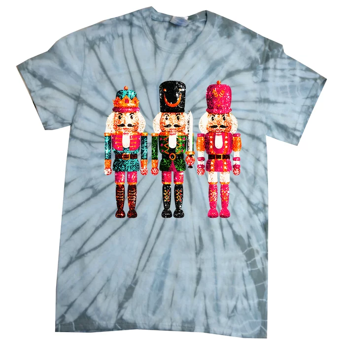 Sequin Nutcracker Tie-Dye T-Shirt