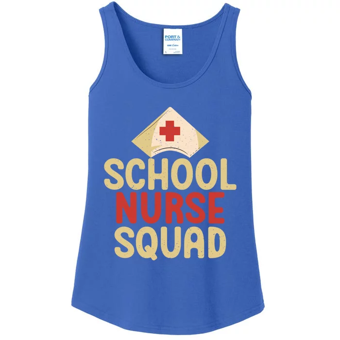 School Nurse Squad School Nurse Gift Ladies Essential Tank