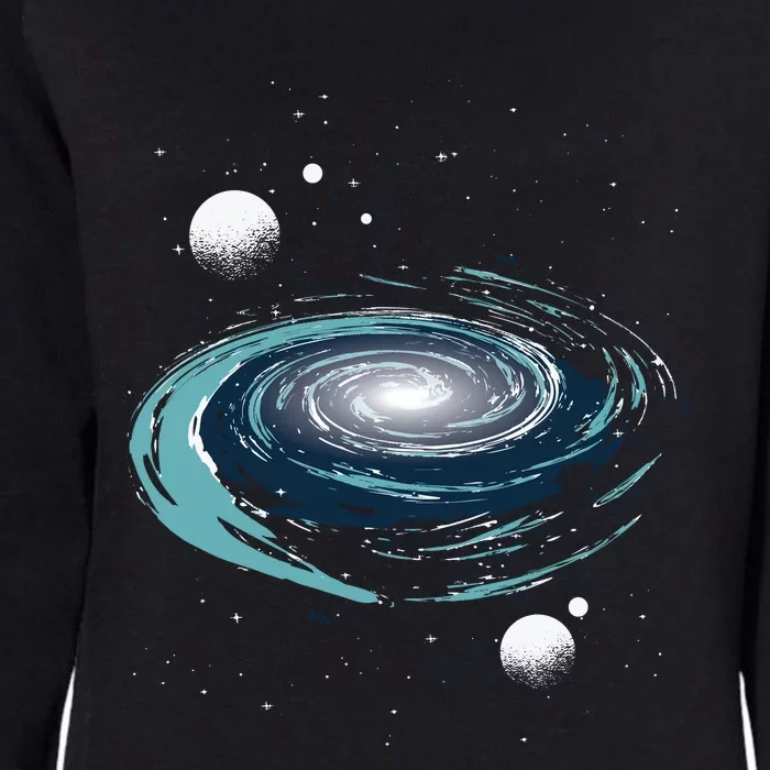 Space Nebula Womens California Wash Sweatshirt