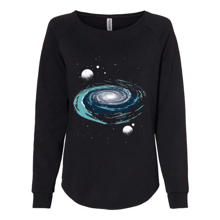 Space Nebula Womens California Wash Sweatshirt