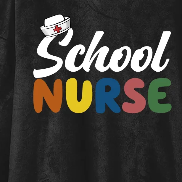 School Nurse Hooded Wearable Blanket