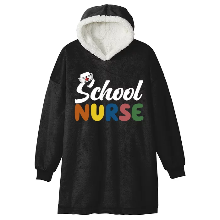 School Nurse Hooded Wearable Blanket