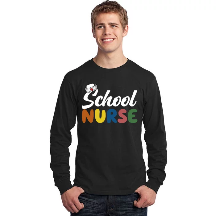 School Nurse Tall Long Sleeve T-Shirt