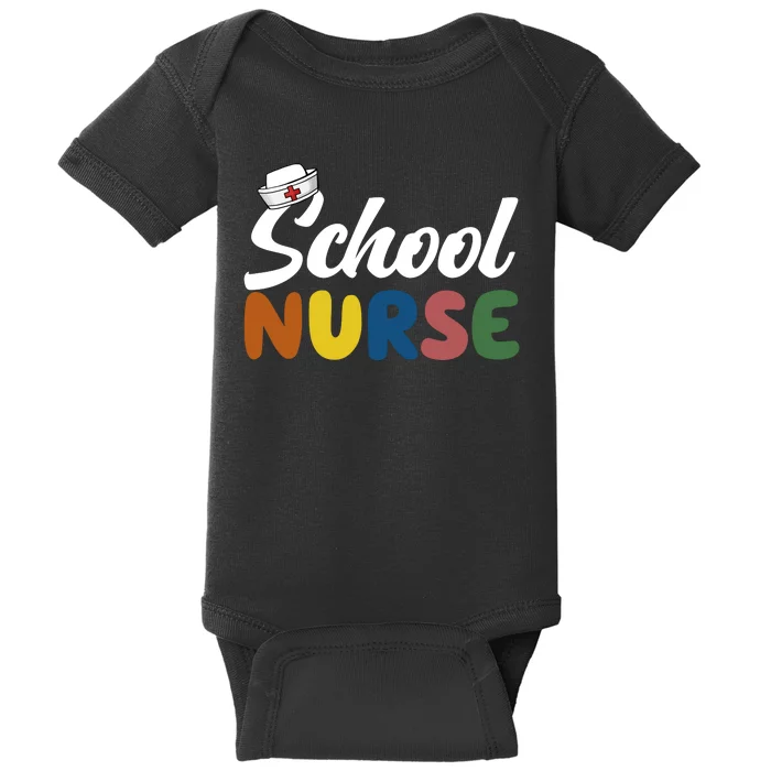 School Nurse Baby Bodysuit