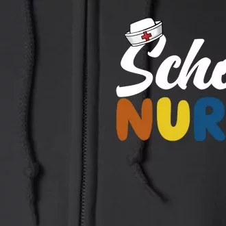 School Nurse Full Zip Hoodie