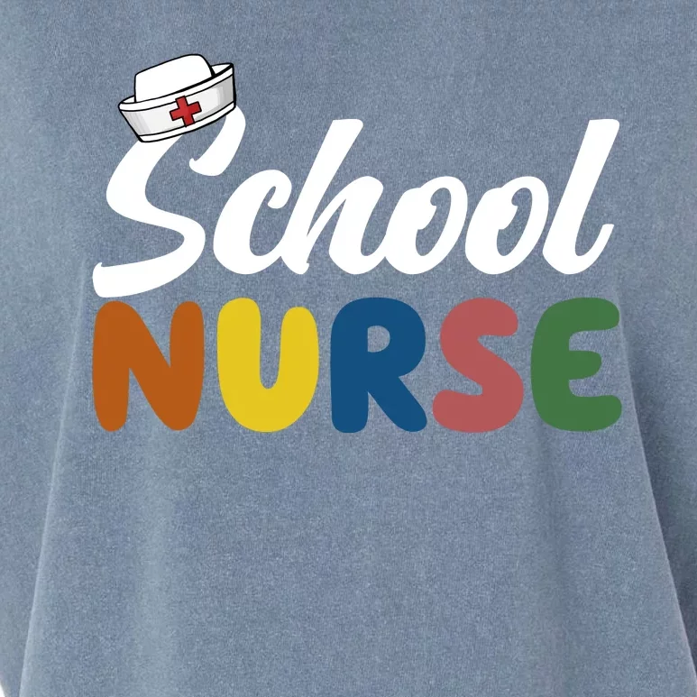 School Nurse Garment-Dyed Women's Muscle Tee