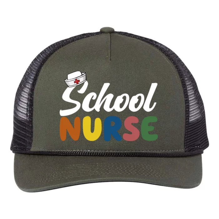 School Nurse Retro Rope Trucker Hat Cap