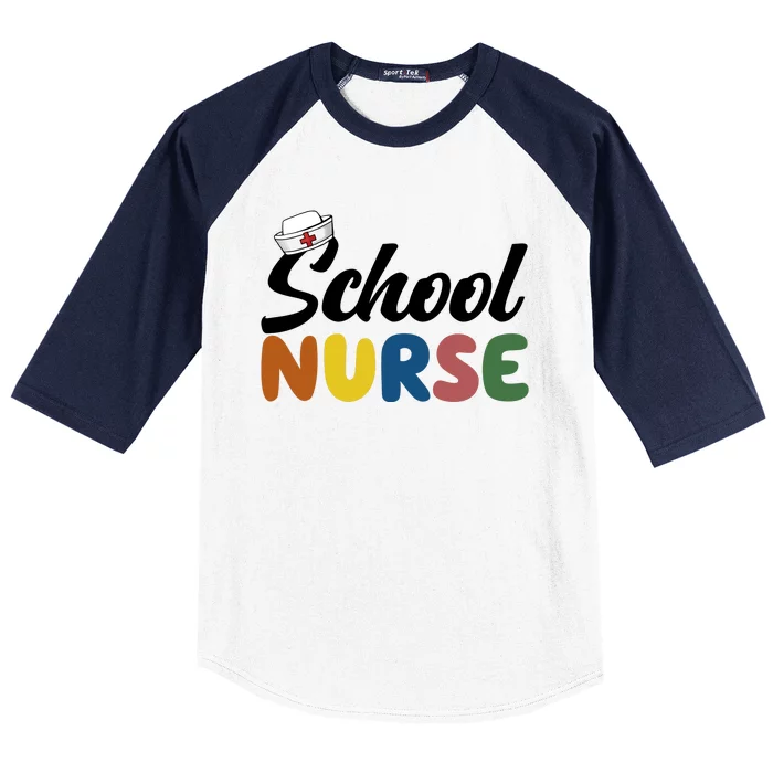 School Nurse Baseball Sleeve Shirt