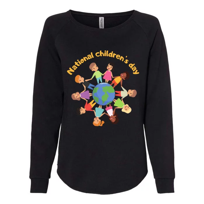 Support National S Day Planet Earth Climate Gift Womens California Wash Sweatshirt