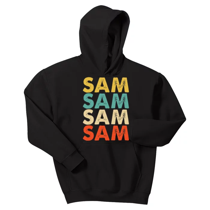 Sam Name Kids Hoodie