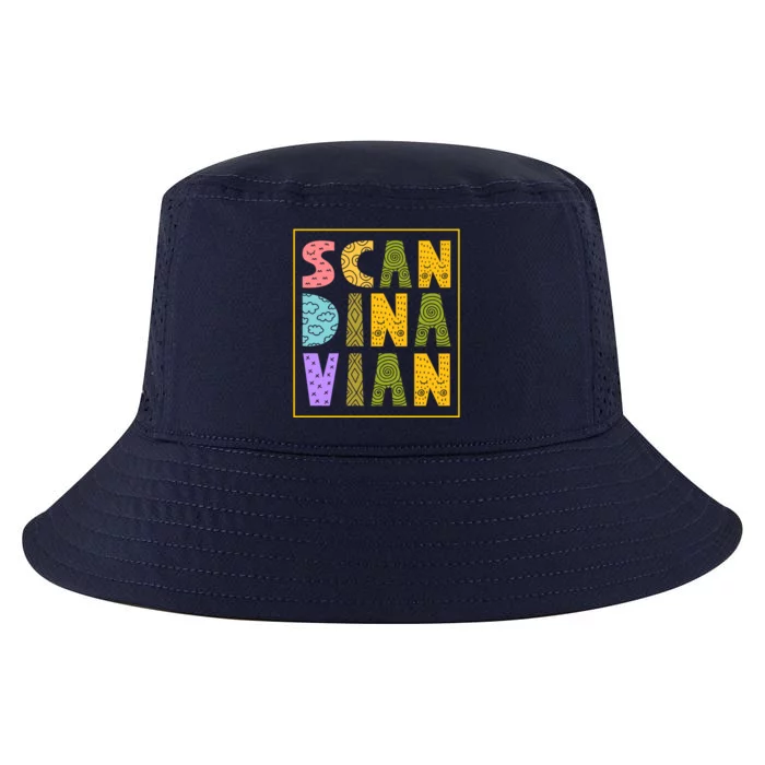 Scandinavian Nordic Scandinavic Scandinavia Roots Gift Cool Comfort Performance Bucket Hat