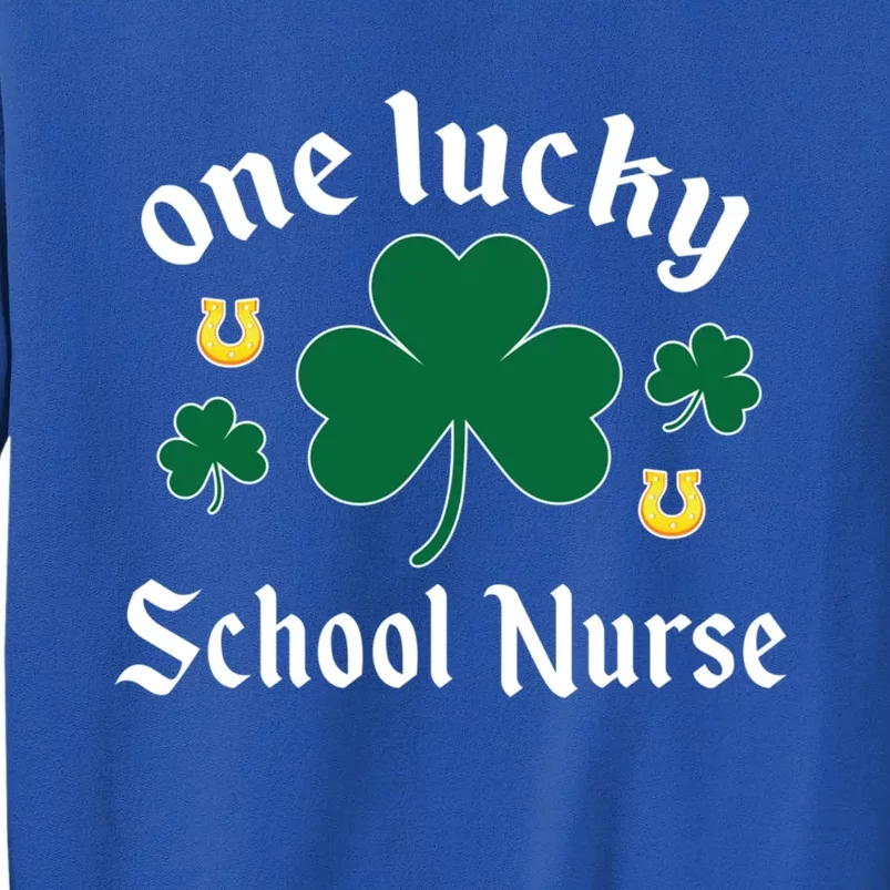 School Nurse St Patrick's Day Irish Shamrock Gift Tall Sweatshirt