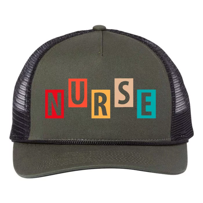 Simply Nurse Retro Rope Trucker Hat Cap