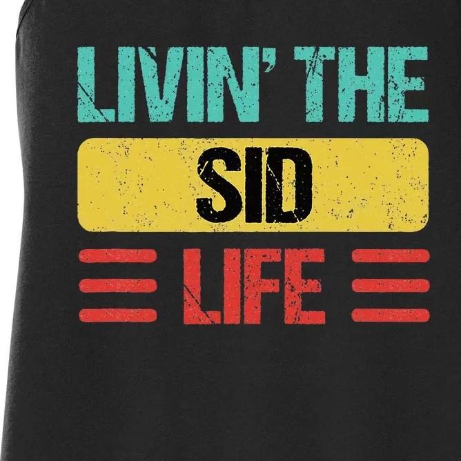 Sid Name Women's Racerback Tank