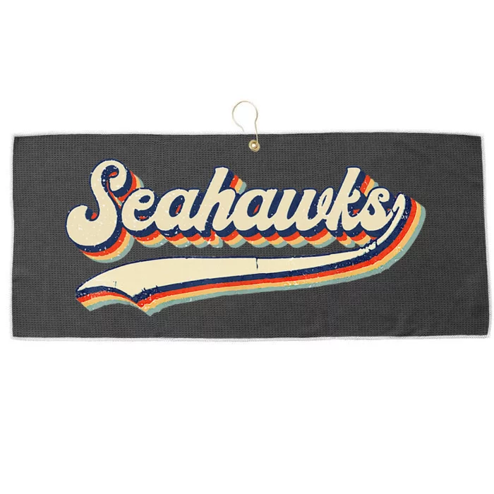 Seahawks Name Large Microfiber Waffle Golf Towel