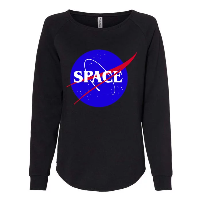 Space Nasa Womens California Wash Sweatshirt