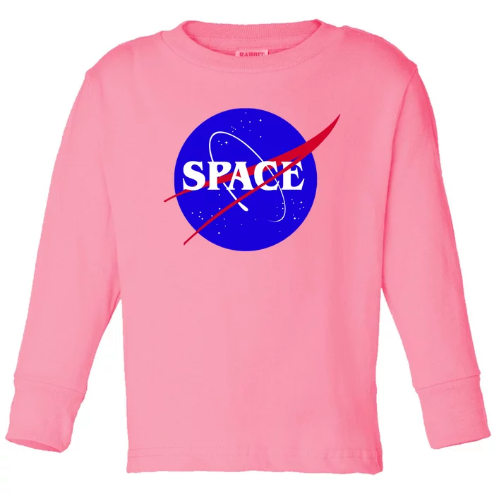 Space Nasa Toddler Long Sleeve Shirt