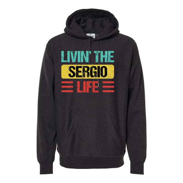 Sergio Name Premium Hoodie