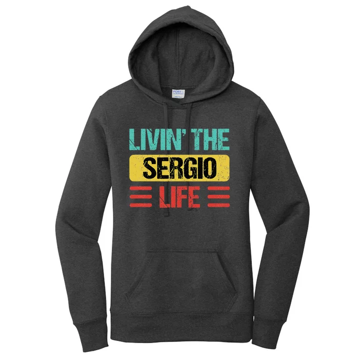 Sergio Name Women's Pullover Hoodie