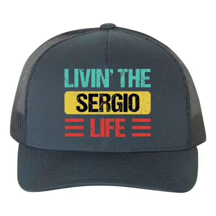 Sergio Name Yupoong Adult 5-Panel Trucker Hat