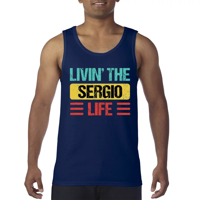 Sergio Name Tank Top