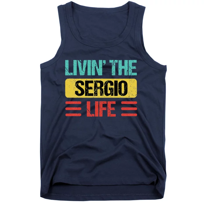 Sergio Name Tank Top