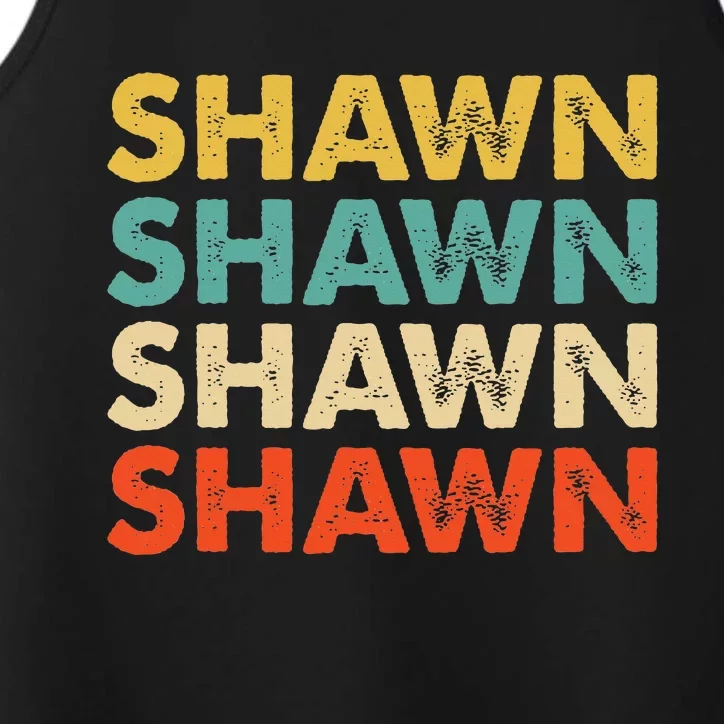 Shawn Name Performance Tank